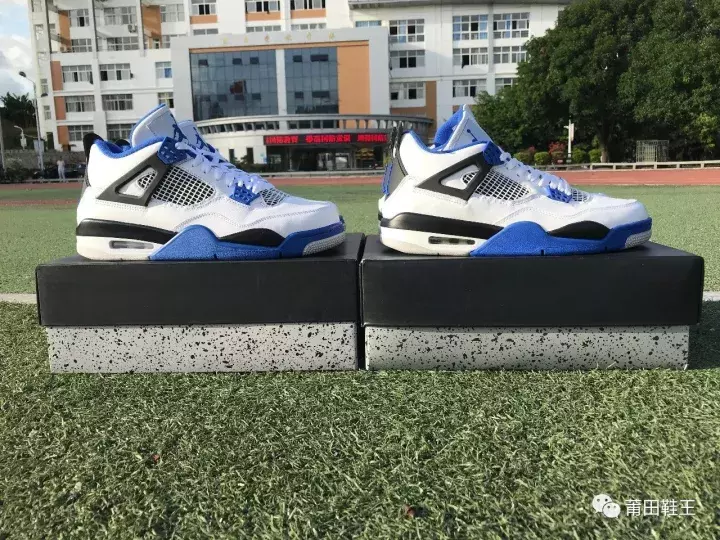 到底該不該買莆田鞋，今天帶來AJ4賽車藍莆田鞋和正品鞋的對比！